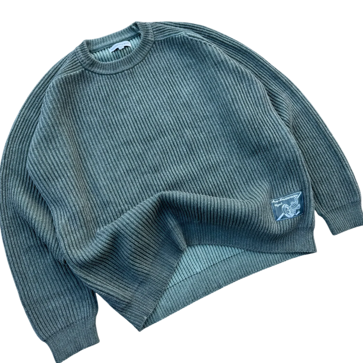FISHERMAN KNIT (RACING GREEN) - Image 2