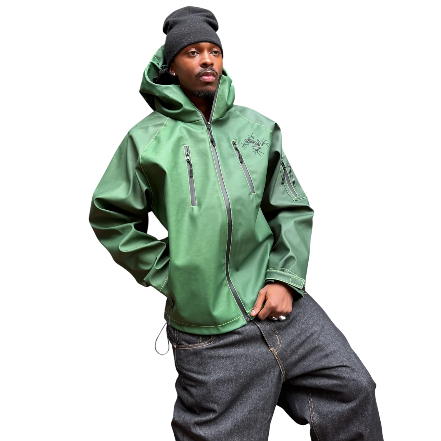 HEAT REACTIVE SKI JACKET (RACING GREEN) - Image 7
