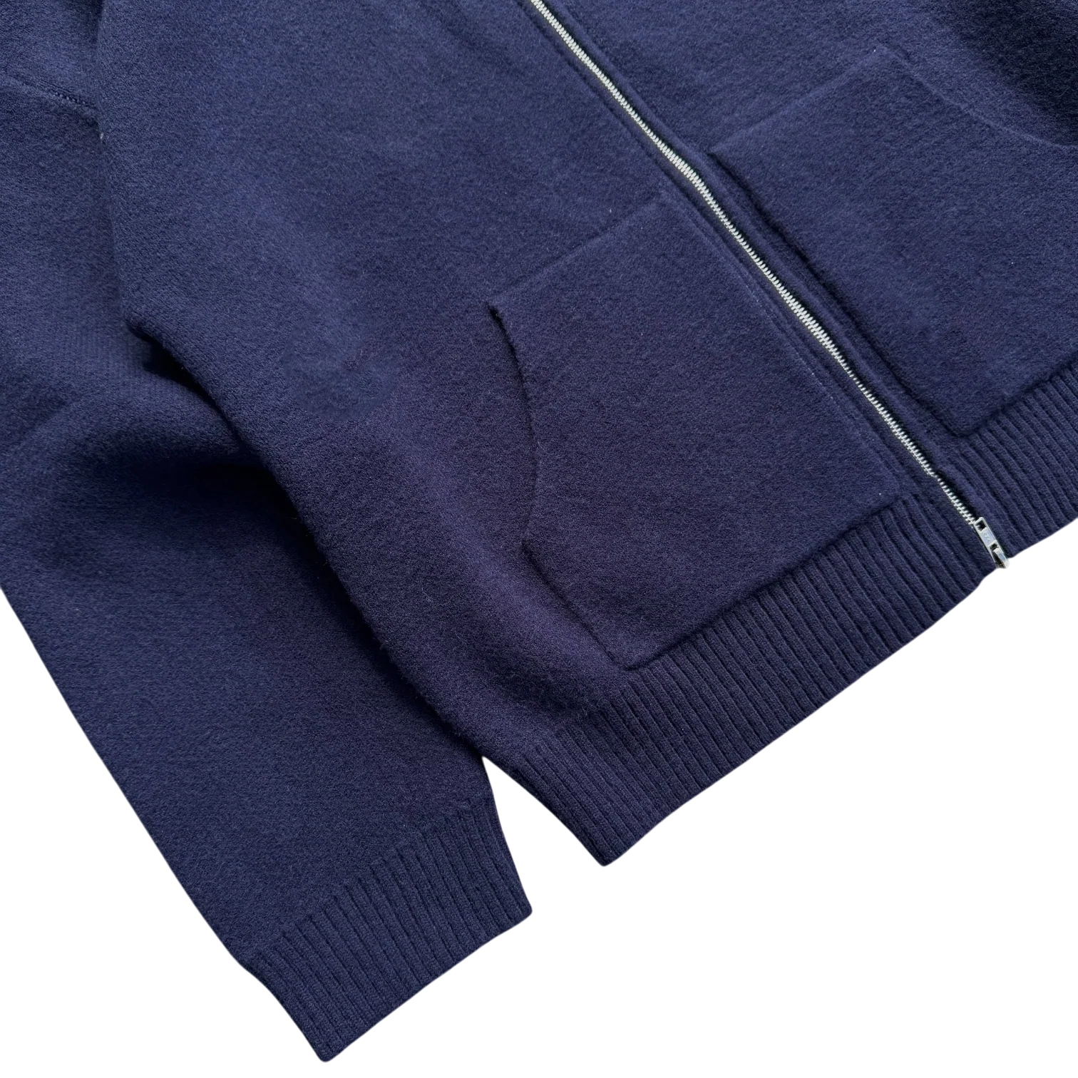 KNIT FROG HOODIE (NAVY) - Image 3