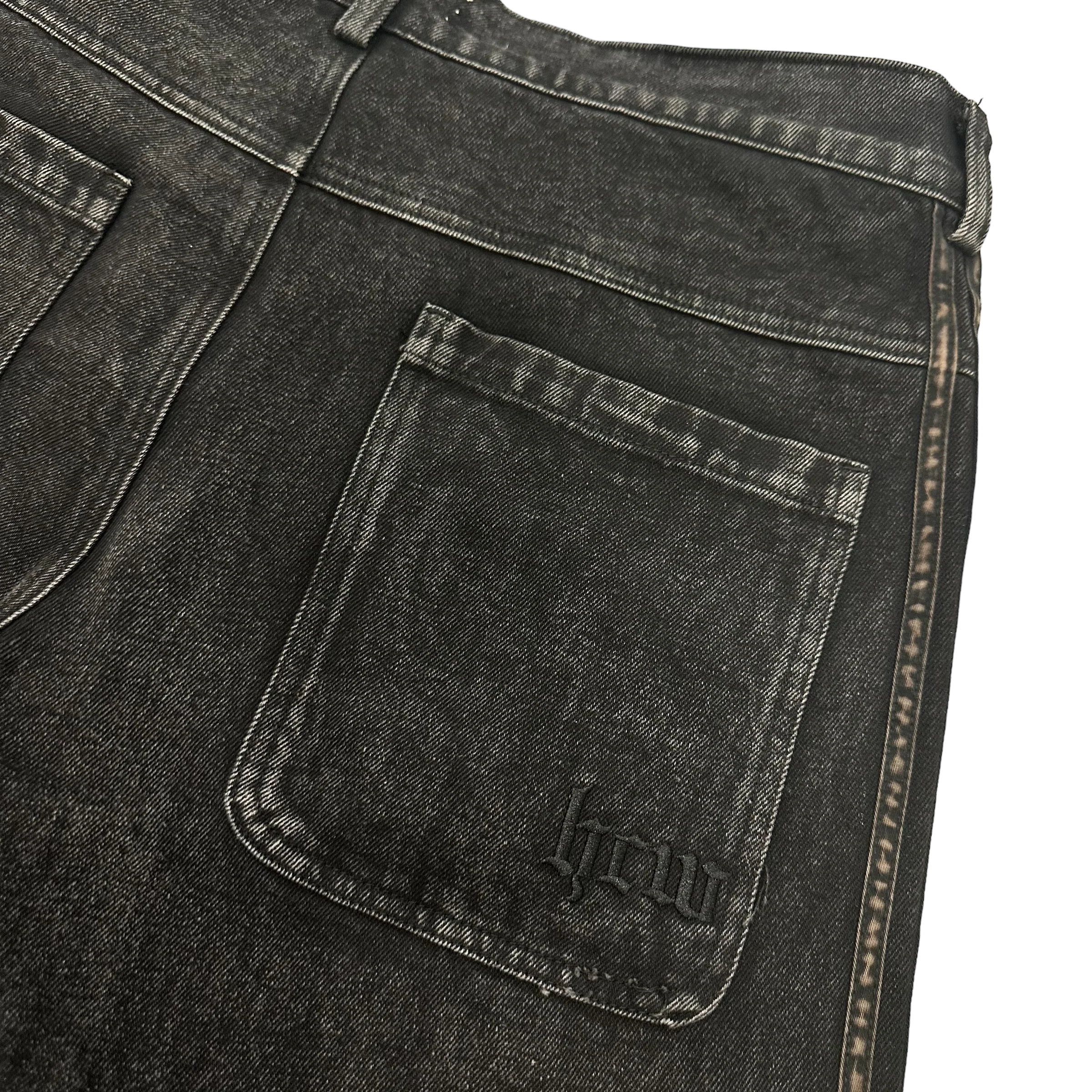 TRACK JEANS (BLACK/BLACK) - Image 4