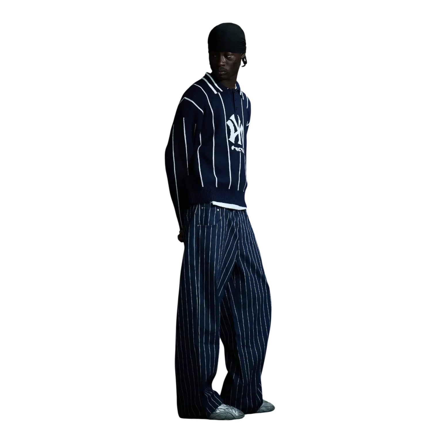 STRIPED KNIT POLO - Image 7