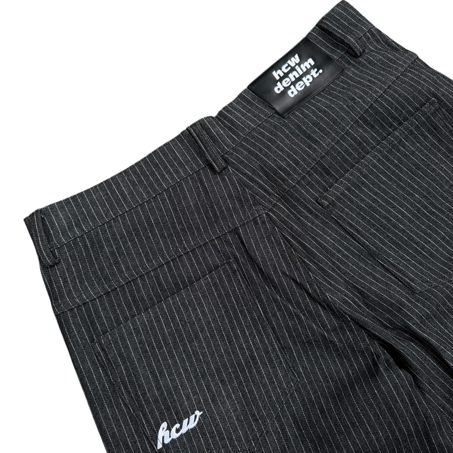 PIN STRIPE DENIM (BLACK) - Image 6