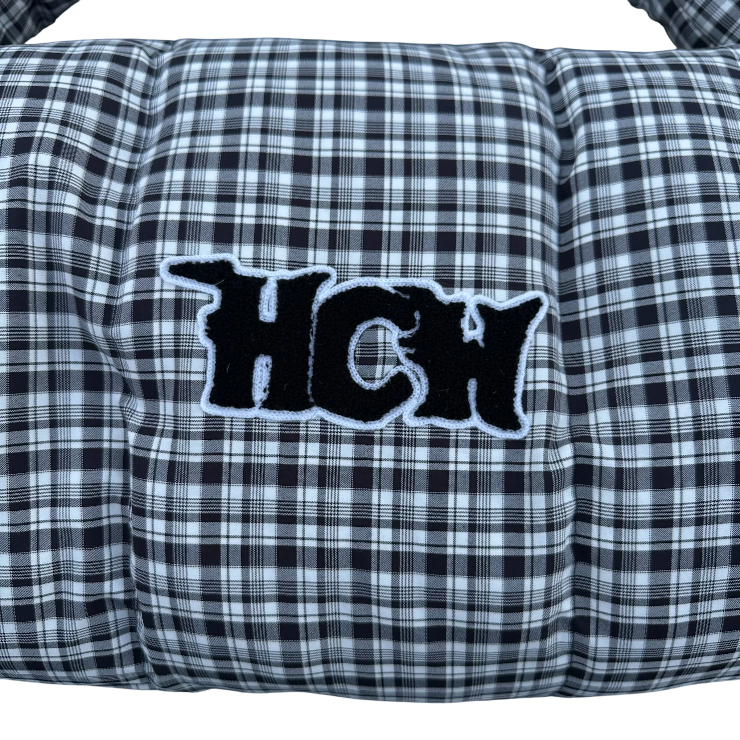 PUFFA DUFFLE (BLACK PLAID) - Image 3
