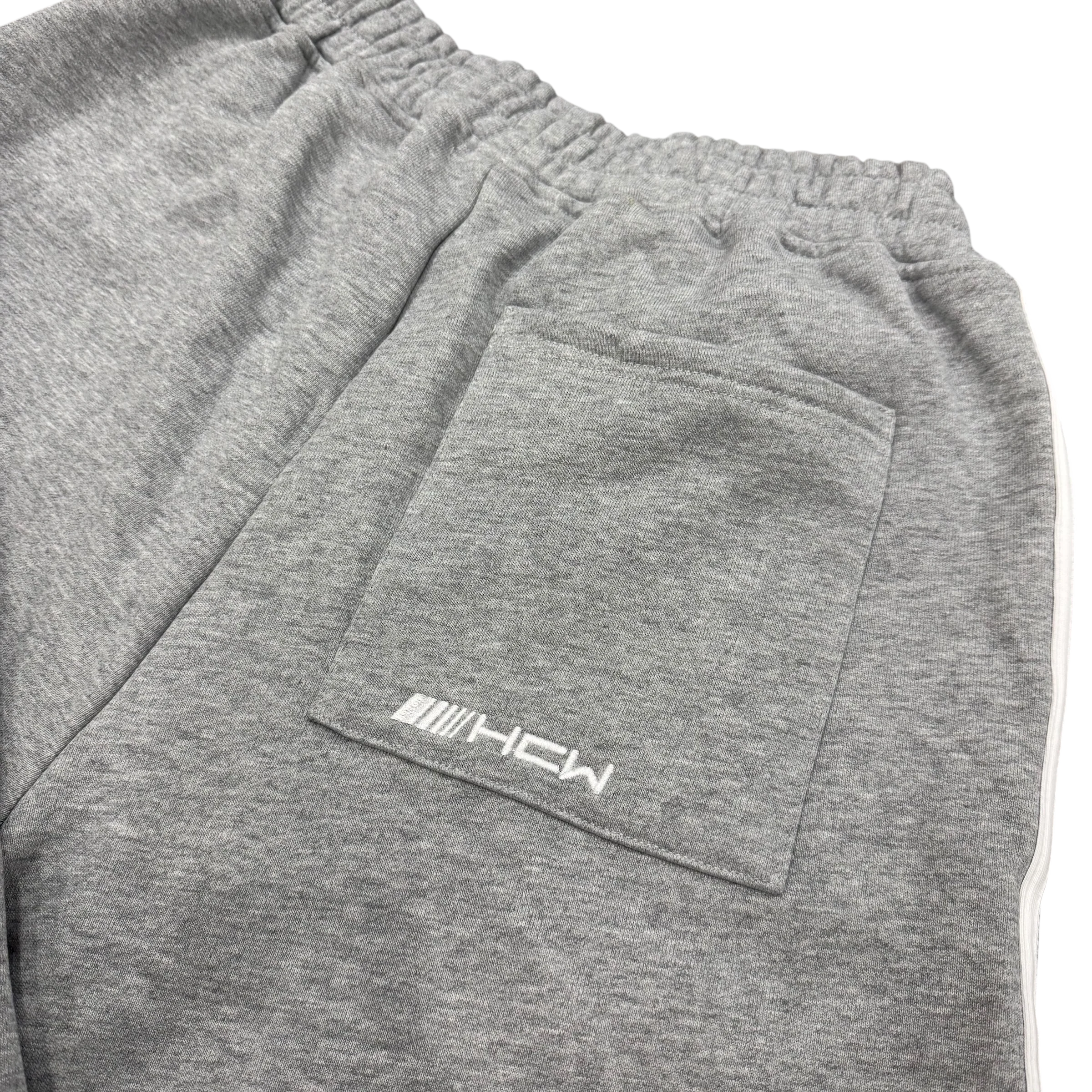 SPIKE SHORTS (GREY/WHITE) - Image 3