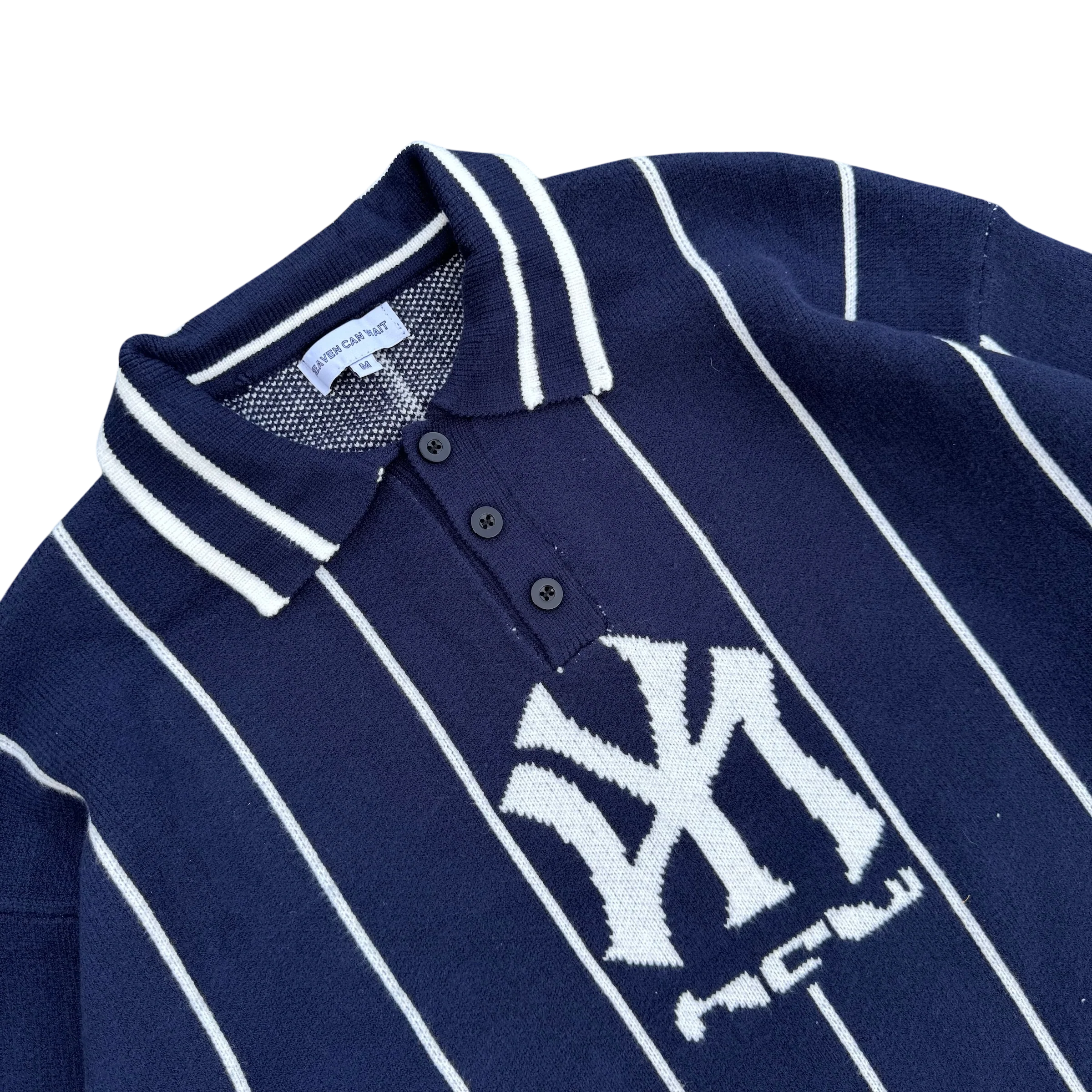 STRIPED KNIT POLO - Image 5