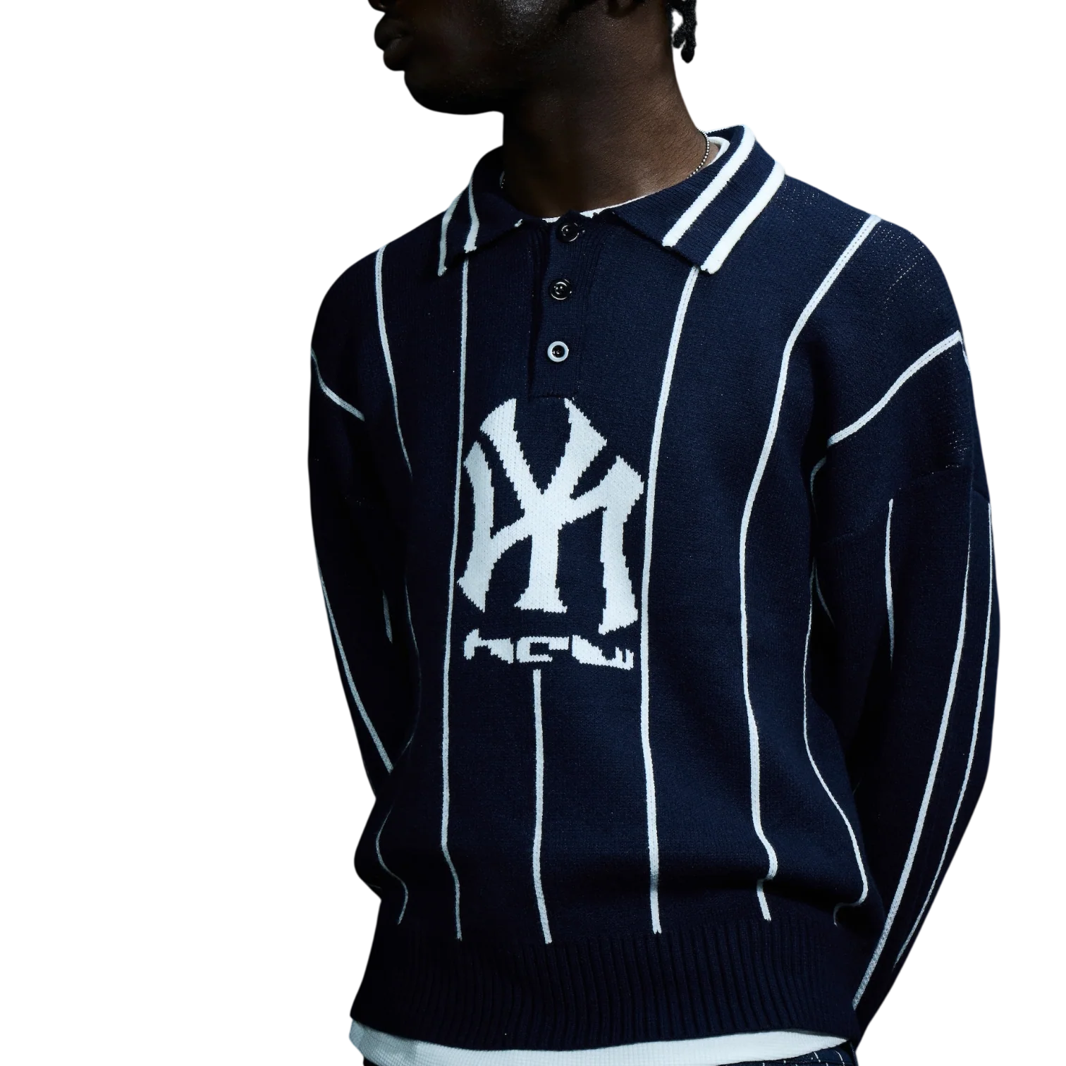 STRIPED KNIT POLO - Image 8