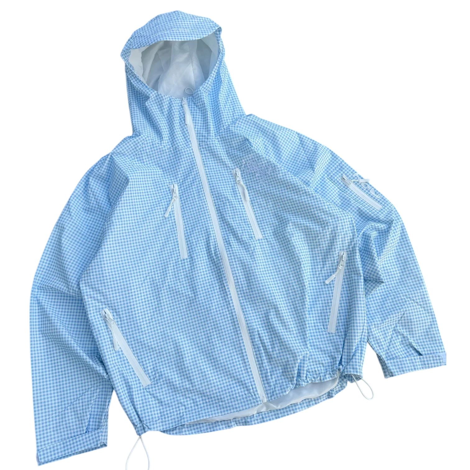 TECH JACKET (BLUE PLAID) - Image 12
