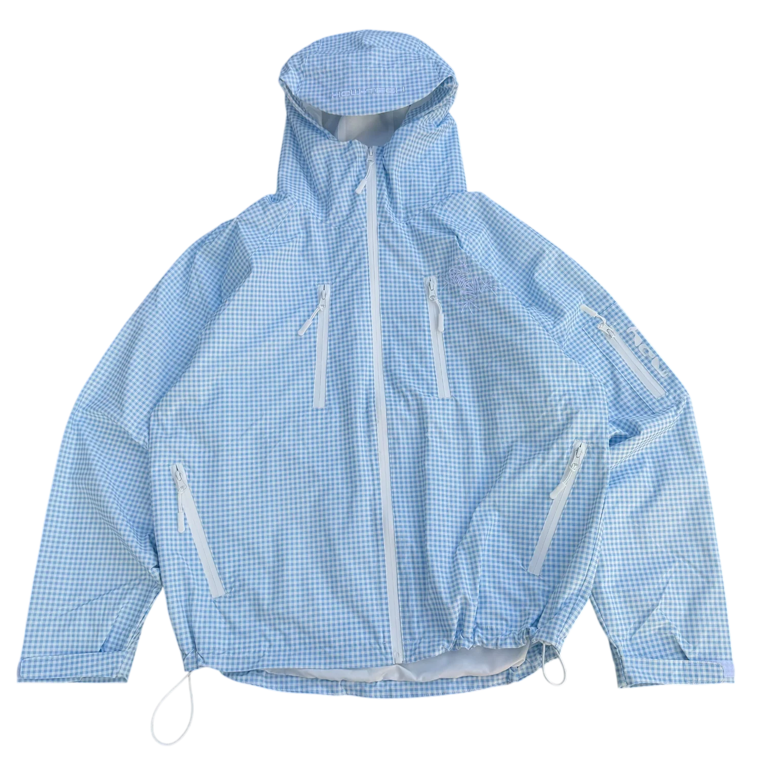 TECH JACKET (BLUE PLAID) - Image 3