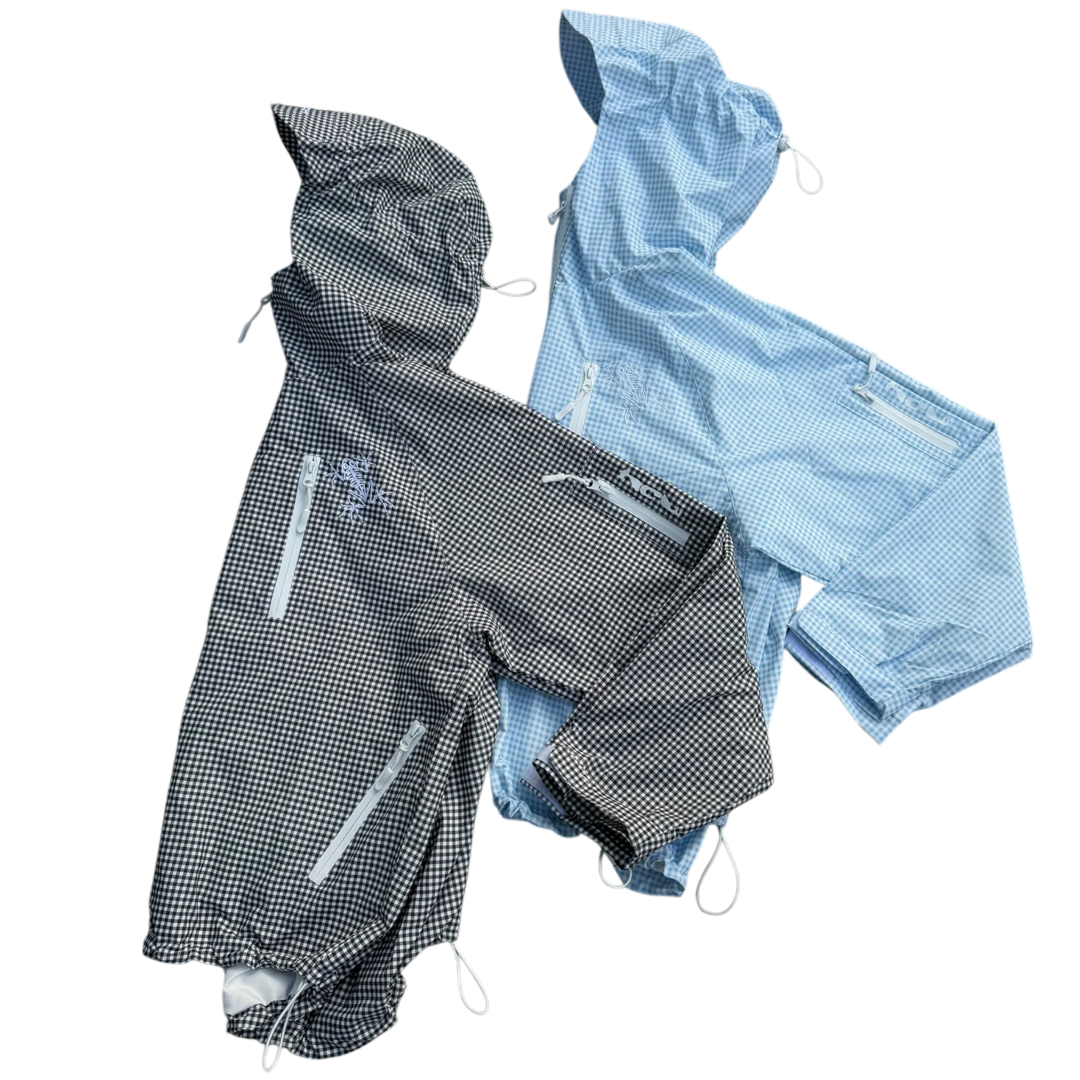 TECH JACKET (BLUE PLAID) - Image 9