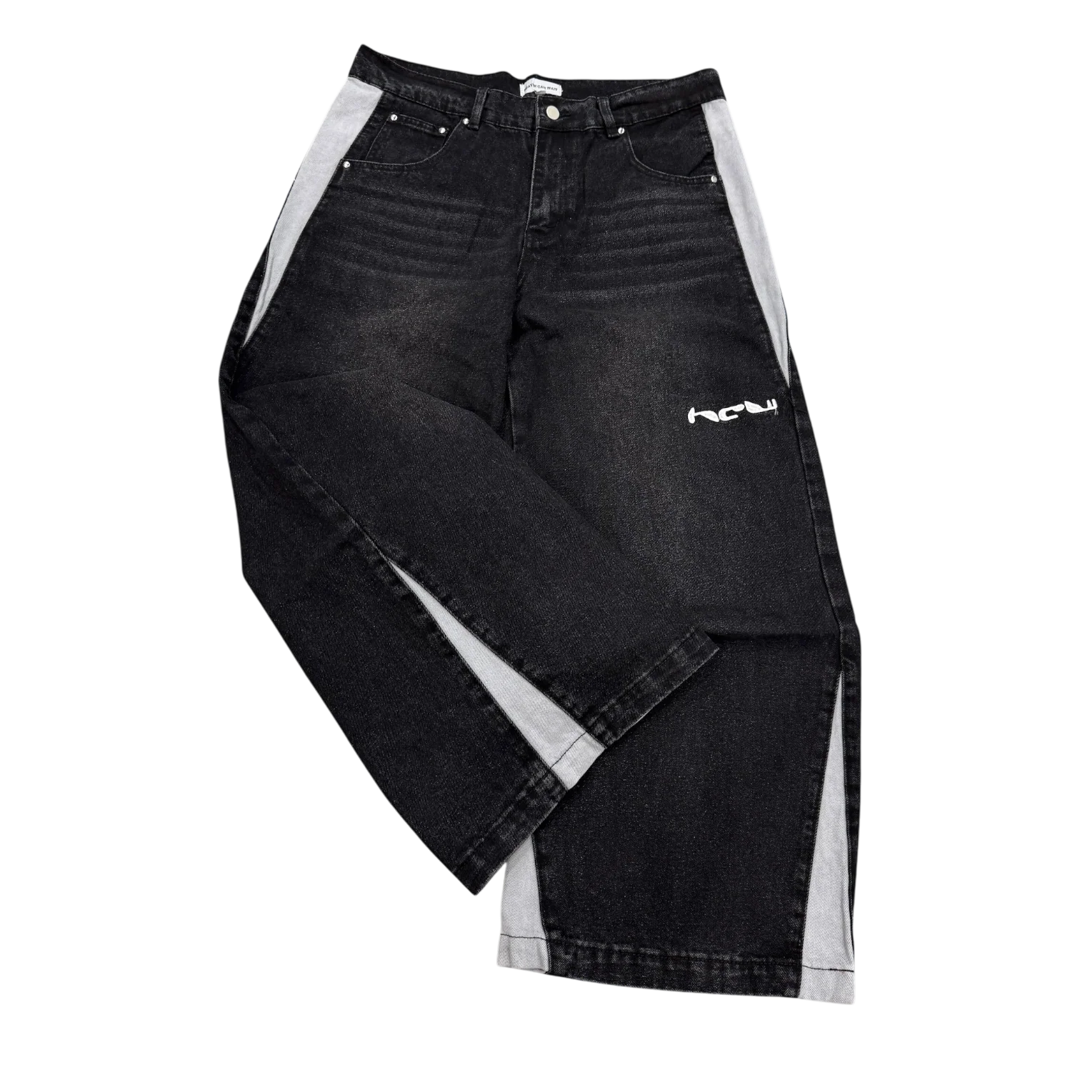 TECH JEANS (BLACK) - Image 3