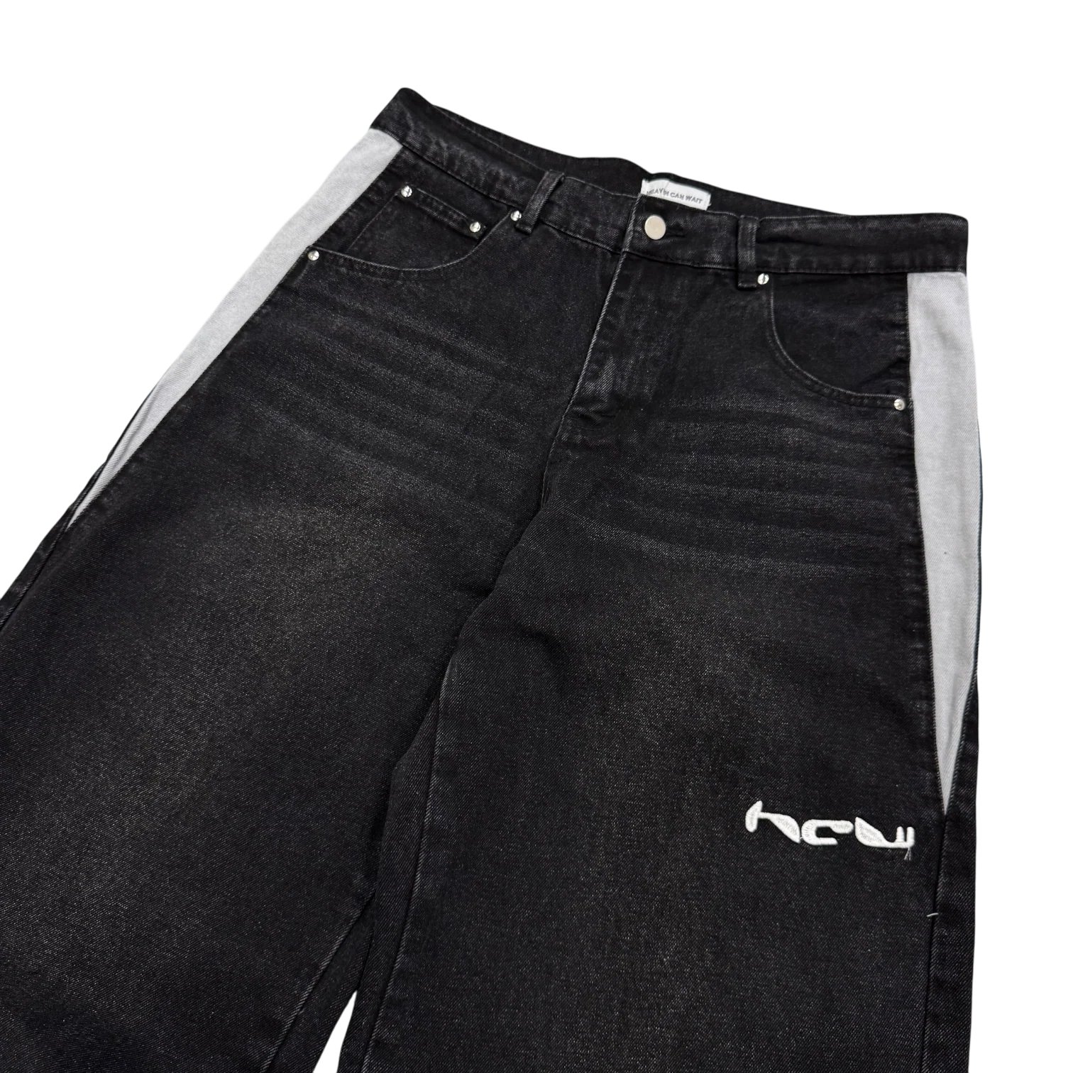TECH JEANS (BLACK) - Image 4