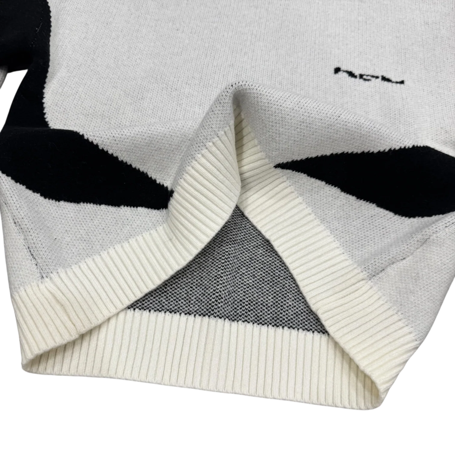 TECH KNIT (WHITE/BLACK) - Image 3