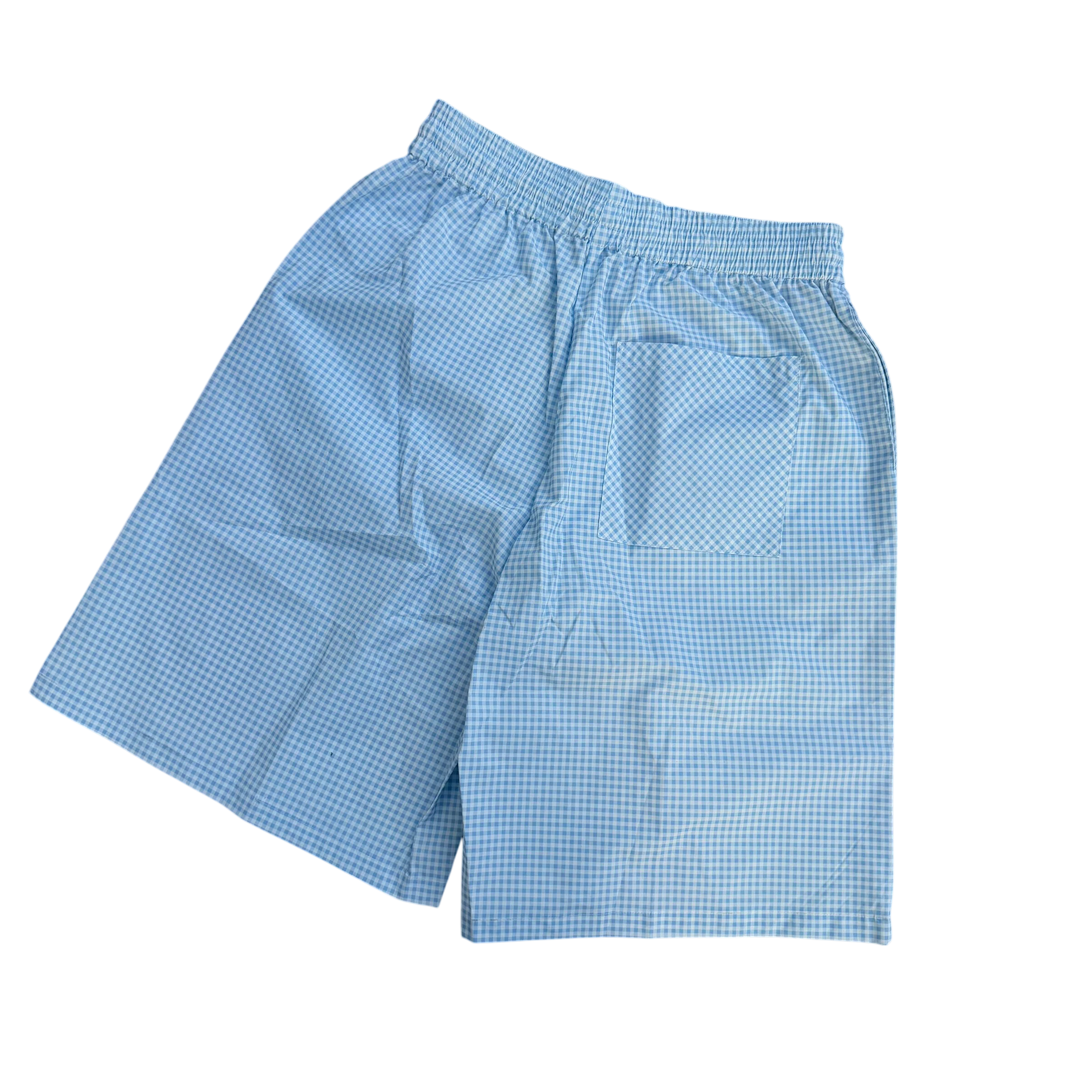 TECH SHORTS (BLUE PLAID) - Image 3