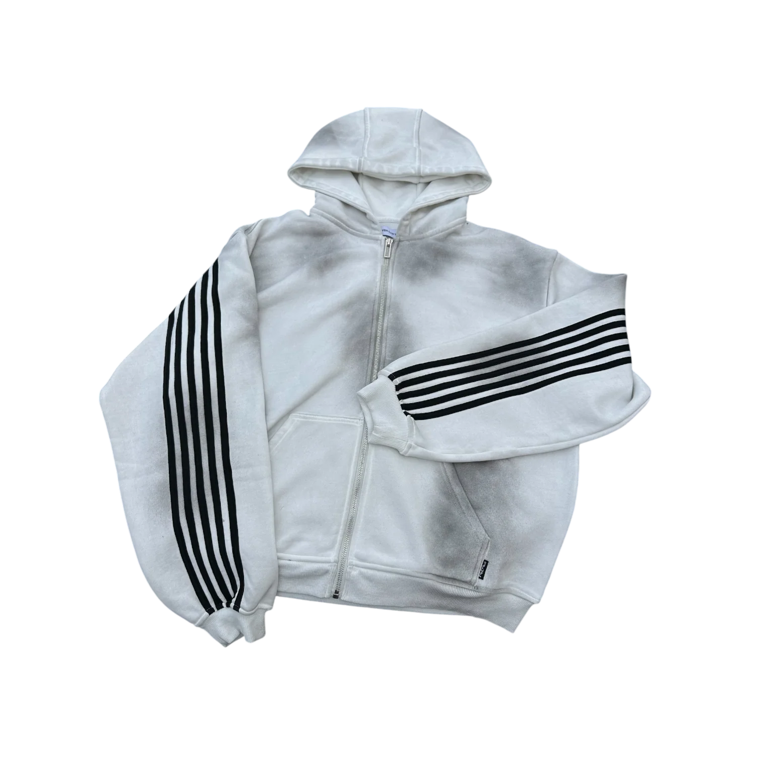 TRACK HOODIE (WHITE) - Image 5