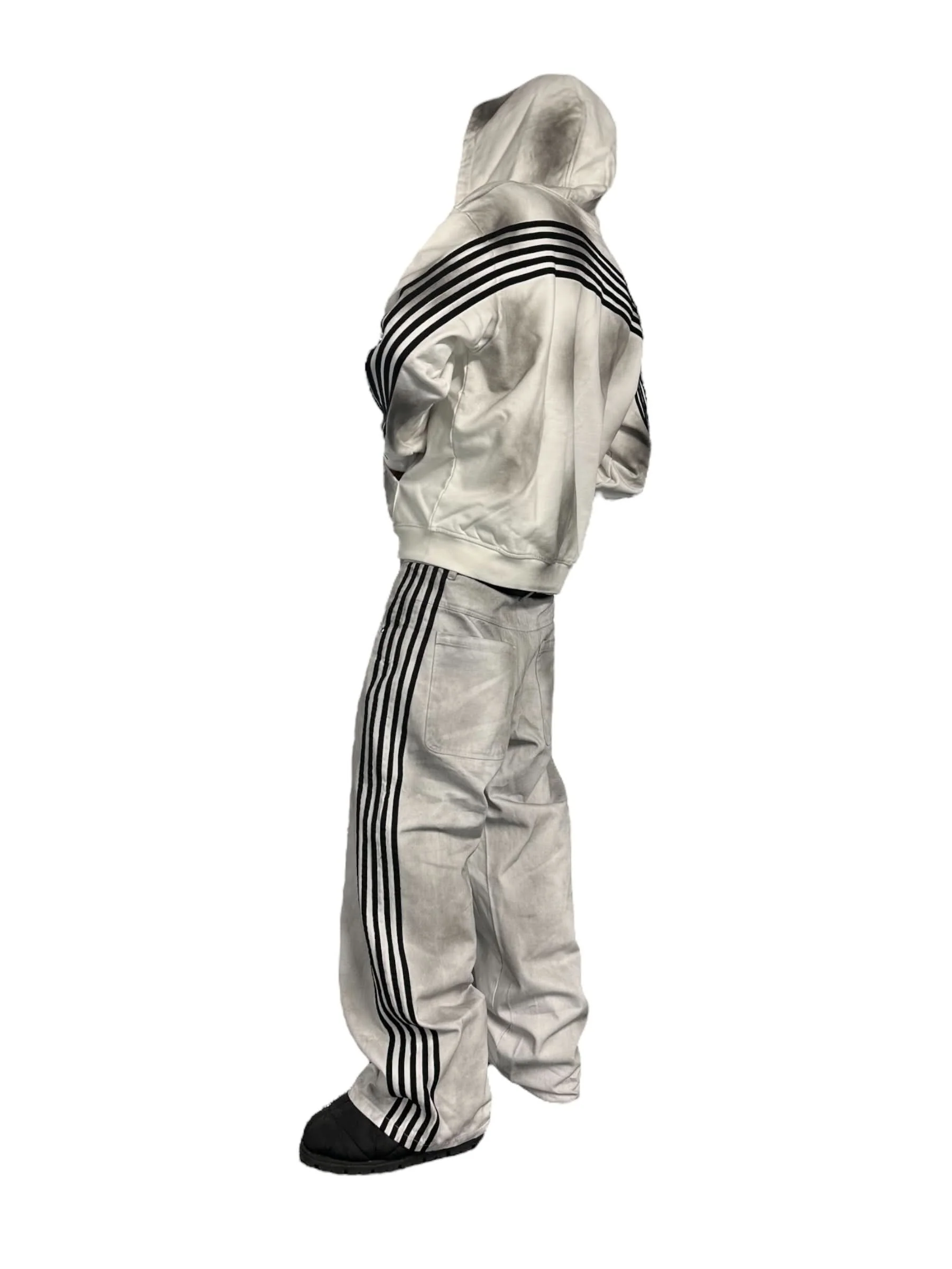 TRACK HOODIE (WHITE) - Image 6