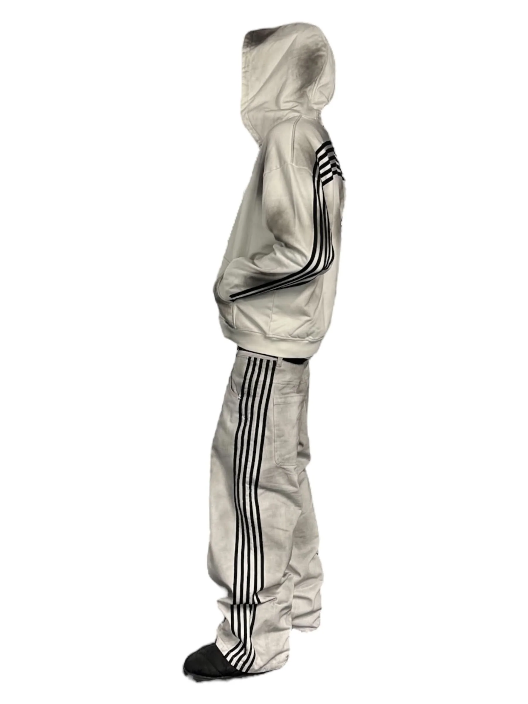 TRACK HOODIE (WHITE) - Image 7