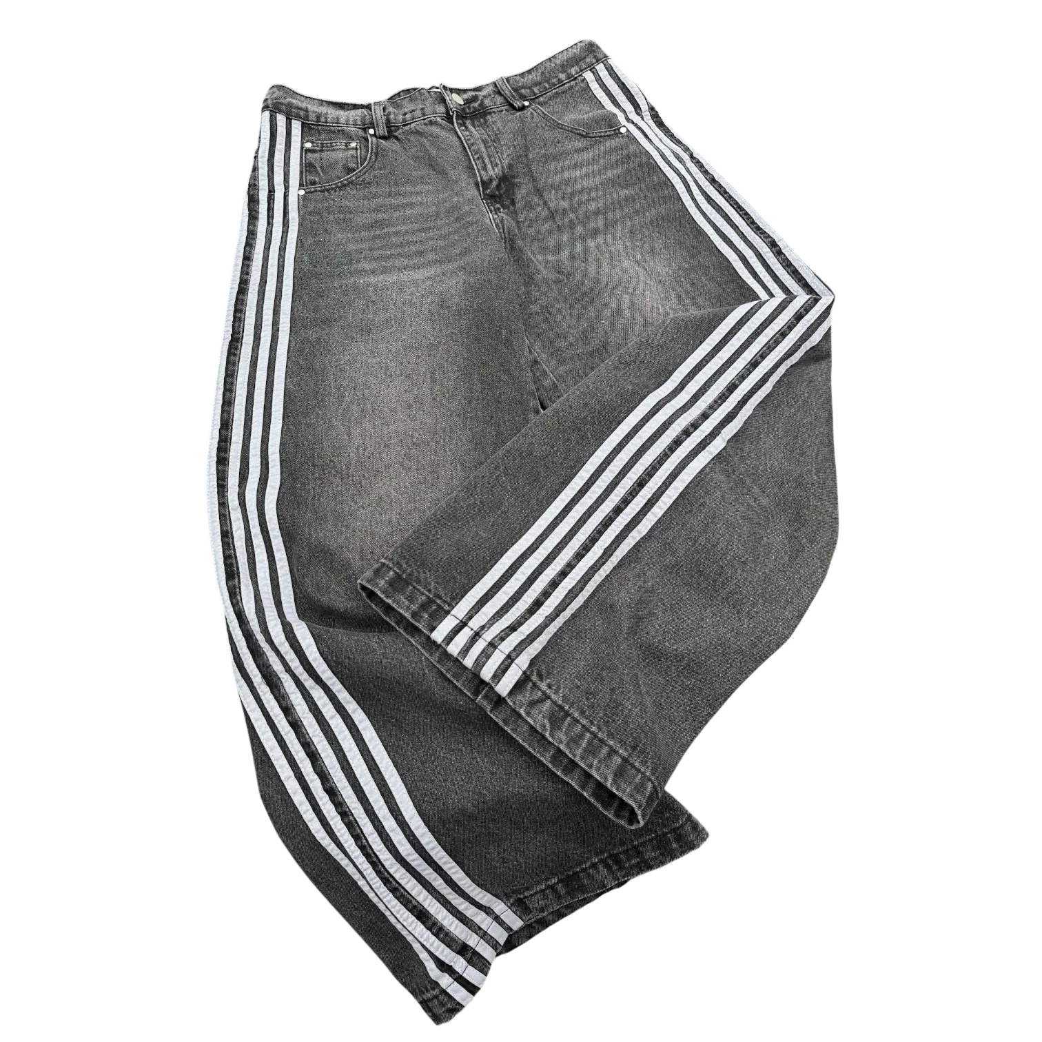 TRACK JEANS (GREY) - Image 3