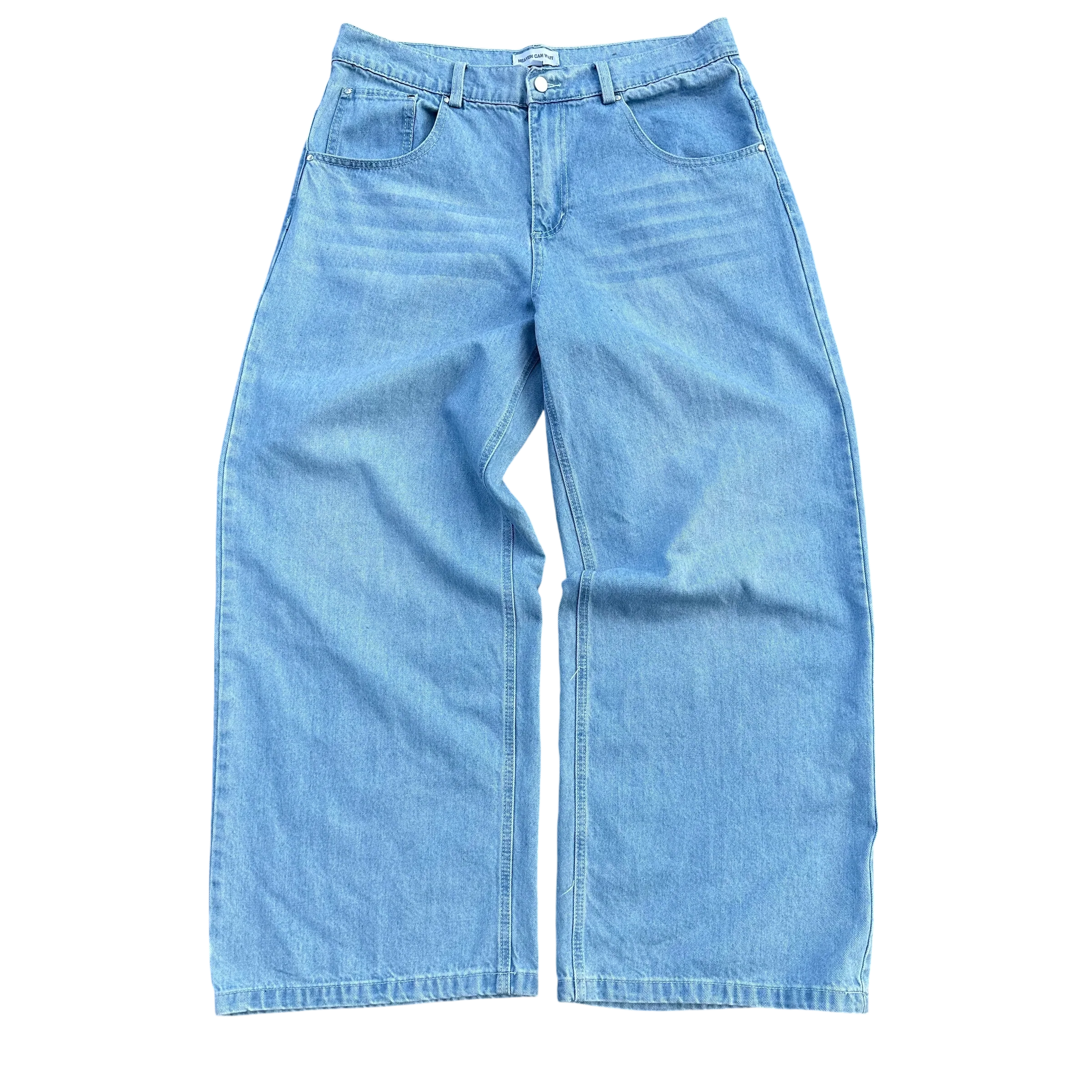 V2 SKULL JEANS (BLUE) - Image 2